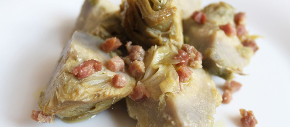 Alcachofas salteadas