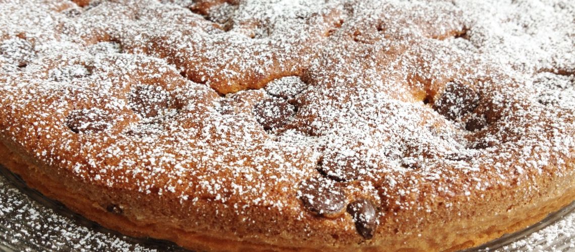 Bizcocho con pepitas de chocolate