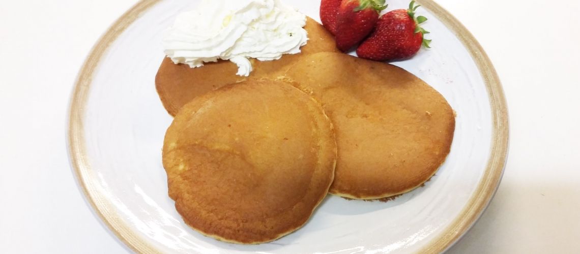 Tortitas con nata