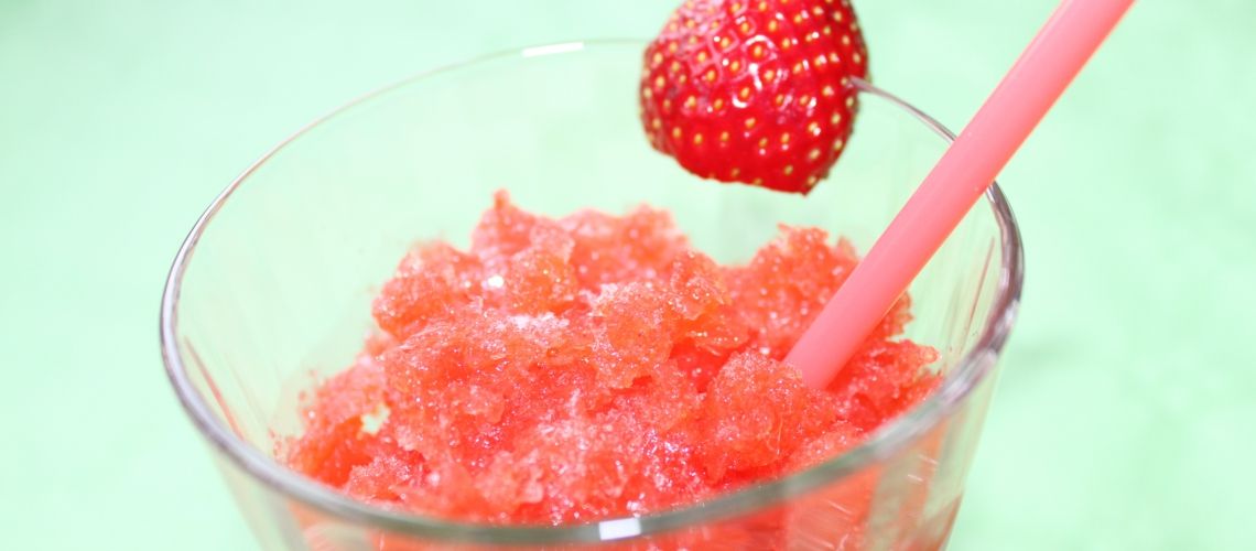 Granizado de fresas