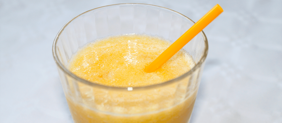 Granizado de melocoton y piña