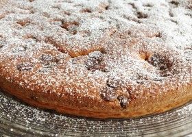 Bizcocho con pepitas de chocolate