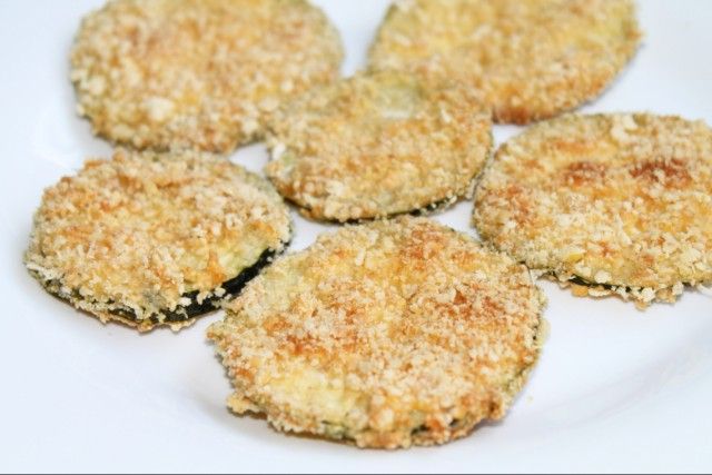 Calabacín con parmesano al horno