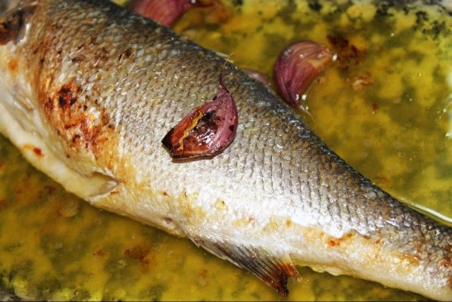 Lubina al horno