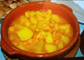 Patatas con bacalao