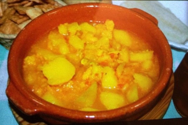 Patatas con bacalao
