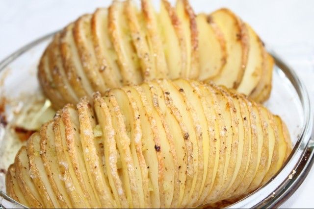 Patatas Hasselback