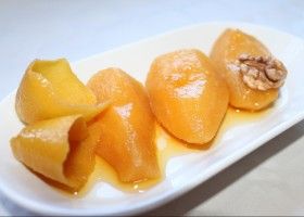 Peras al Caramelo
