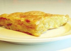 Tortilla de patata jugosa