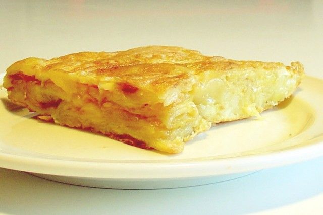 Tortilla de patata jugosa