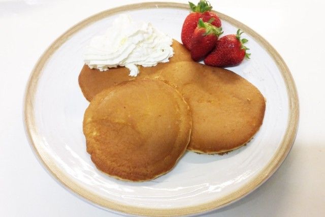 Tortitas con nata