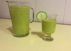 Batido de pepino y piña