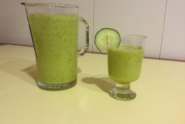 Batido de pepino y piña