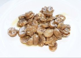 Champiñones confitados