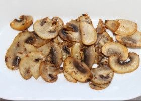 Champiñones fritos