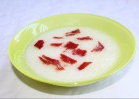 Sopa fría de Melón con Jamón