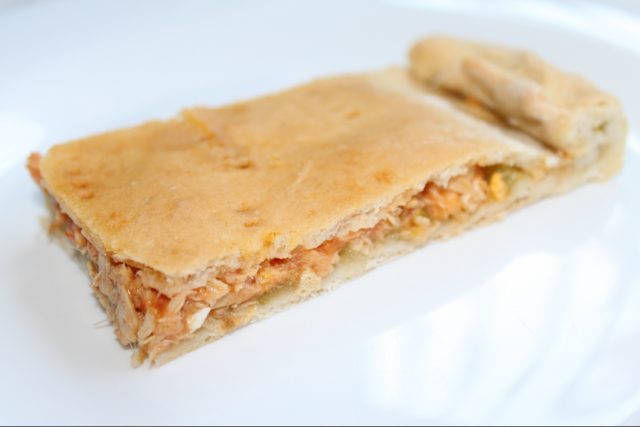 Empanada de bonito y calabacín