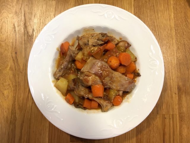 Guiso de Conejo