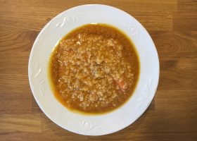 Arroz con Calabaza y Sobrasada